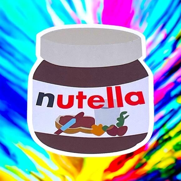 NWT Wool + Pepper Co. Jar of Nutella Sticker - Picture 1 of 1